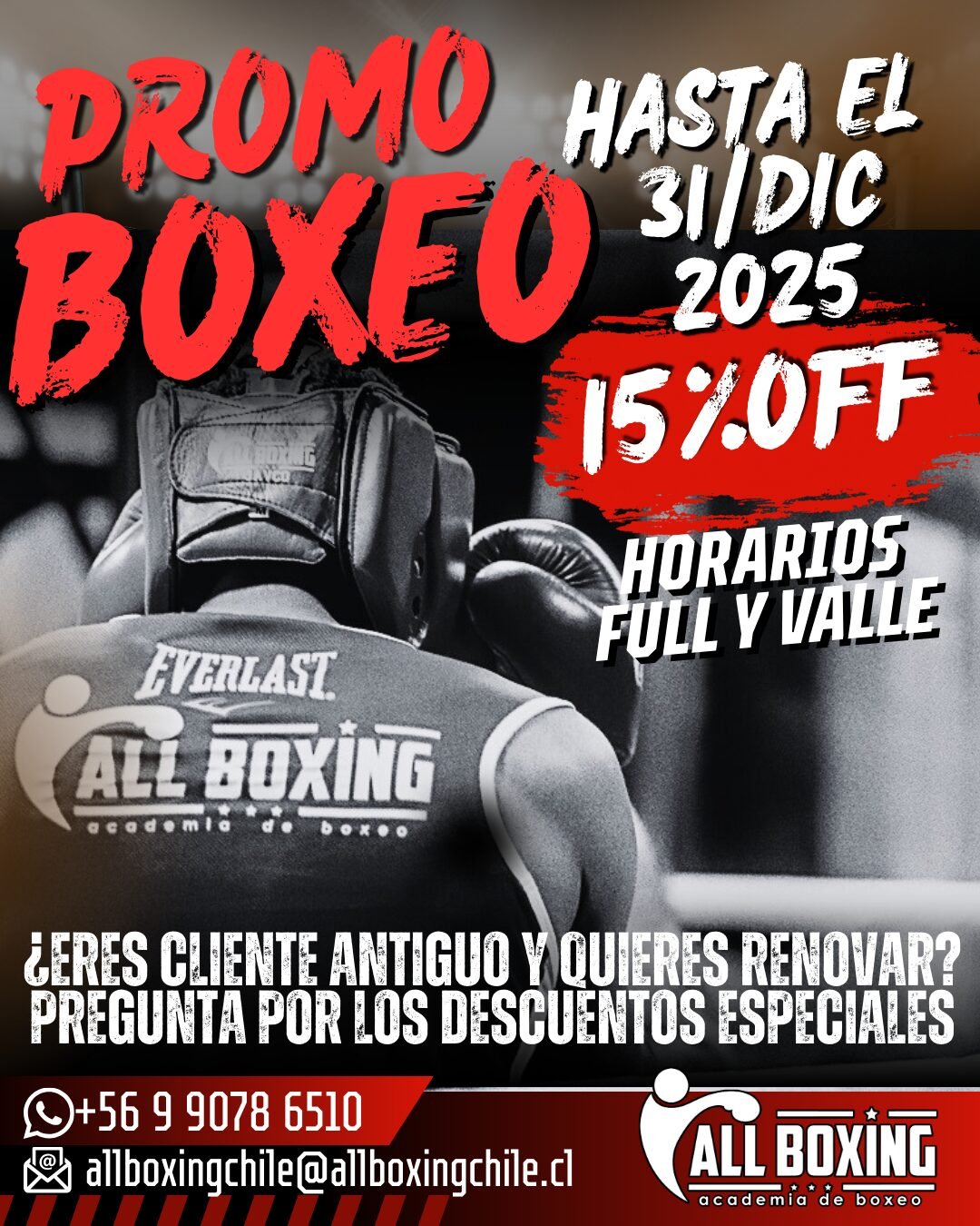 PROMO DE NAVIDAD: 15% OFF